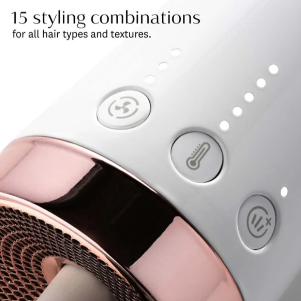 2 BRAND NEW T3 AireBrush Duo White/Rose Gold - Picture 4 of 5